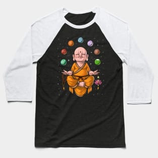 Baby Buddha Meditation Baseball T-Shirt